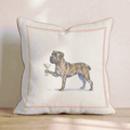 Martini Cane Corso Throw Pillow - Hillcroft Home