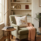 Martini Cocker Spaniel Throw Pillow - Hillcroft Home