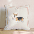 Martini Corgi Throw Pillow - Hillcroft Home