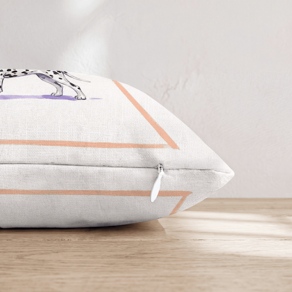 Martini Dalmatian Throw Pillow - Hillcroft Home