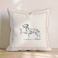 Martini Dalmatian Throw Pillow - Hillcroft Home