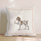 Martini German Shorthaired Pointer Throw Pillow - Hillcroft Home