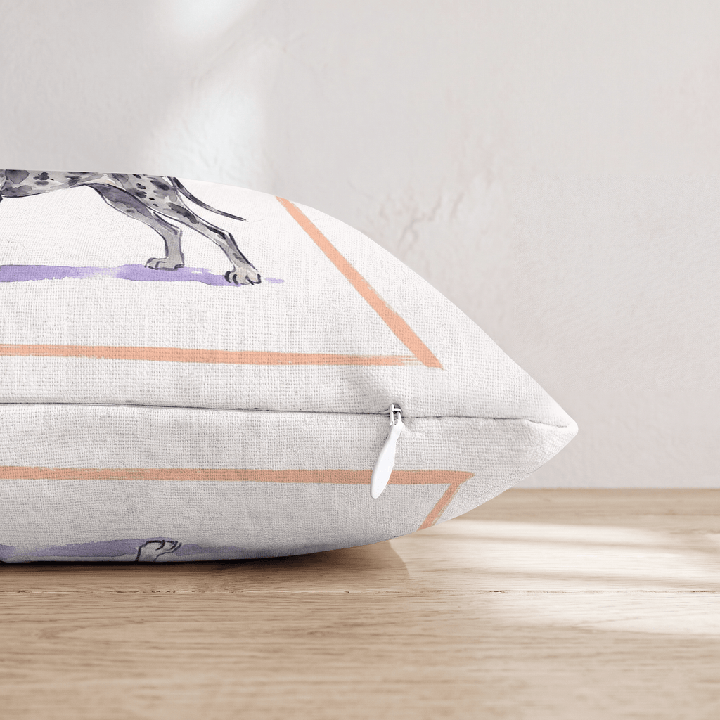 Martini Great Dane Throw Pillow - Hillcroft Home