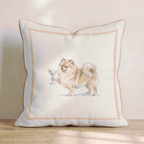 Martini Pomeranian Throw Pillow - Hillcroft Home