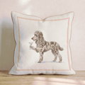 Martini Poodle Throw Pillow - Hillcroft Home