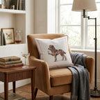 Martini Poodle Throw Pillow - Hillcroft Home