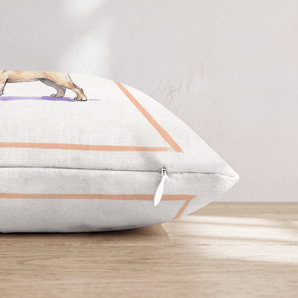 Martini Pug Throw Pillow - Hillcroft Home