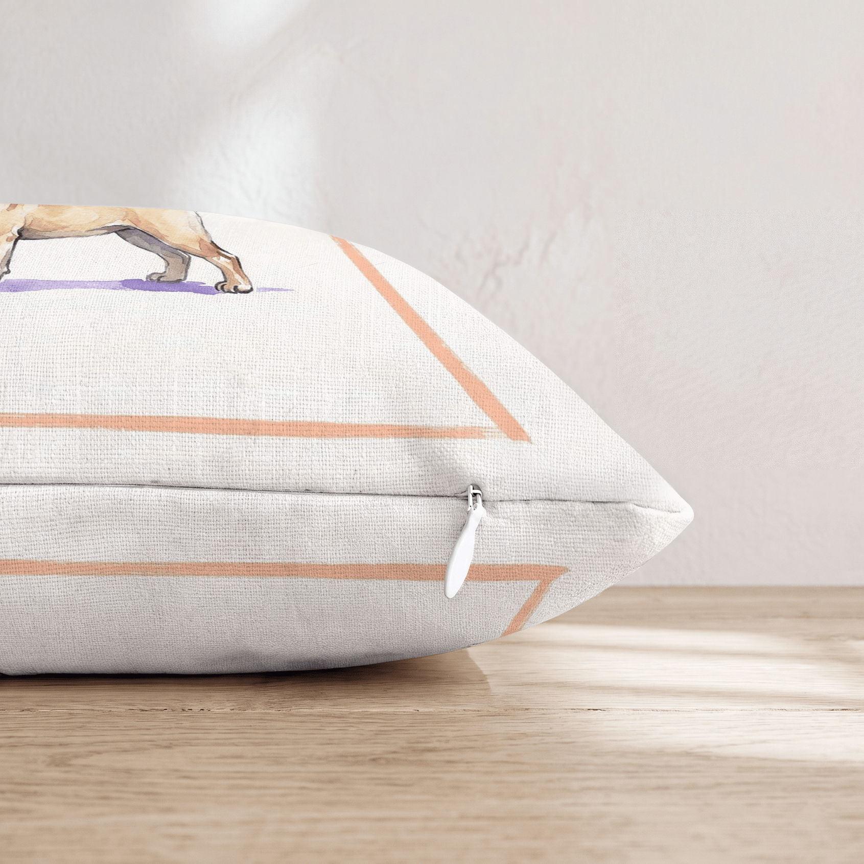 Martini Pug Throw Pillow - Hillcroft Home