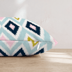 Martini Shaken Ikat Throw Pillow - Hillcroft Home