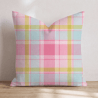 Martini Shaken Tartan Throw Pillow - Hillcroft Home