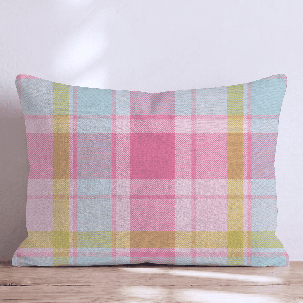 Martini Shaken Tartan Throw Pillow - Hillcroft Home