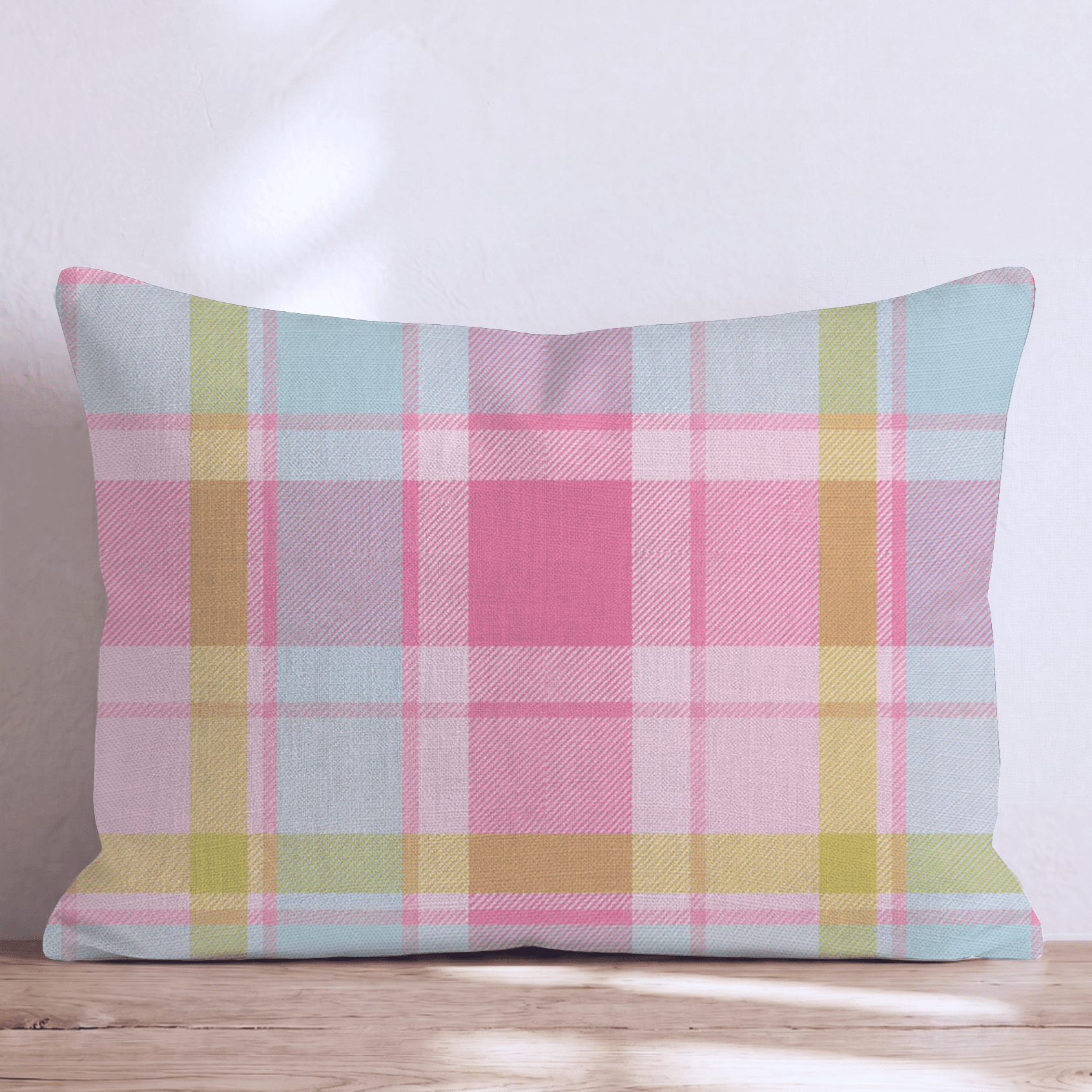Martini Shaken Tartan Throw Pillow - Hillcroft Home