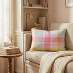 Martini Shaken Tartan Throw Pillow - Hillcroft Home