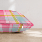 Martini Shaken Tartan Throw Pillow - Hillcroft Home