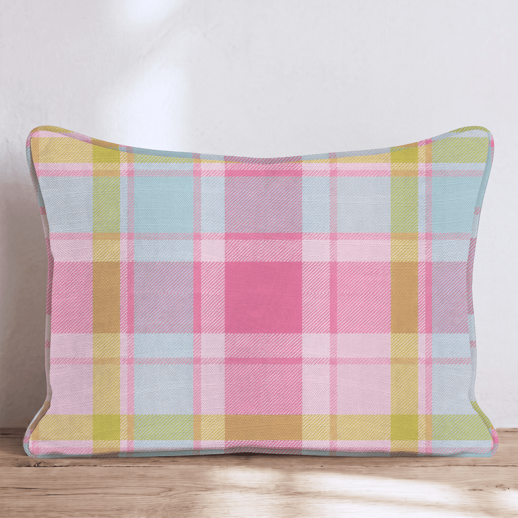 Martini Shaken Tartan Throw Pillow - Hillcroft Home