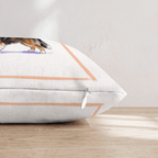 Martini Sheltie Throw Pillow - Hillcroft Home