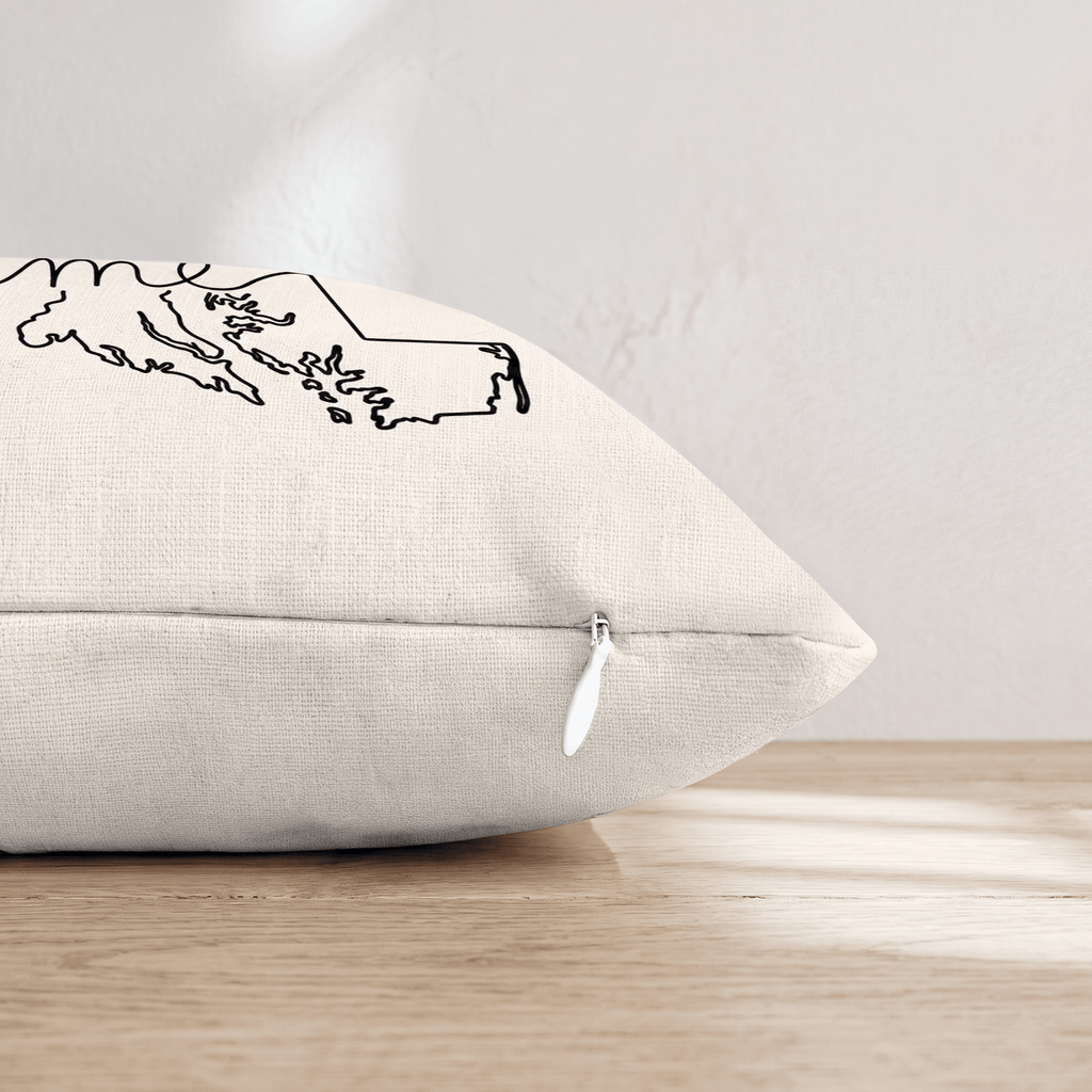 Maryland Home Throw Pillow - Hillcroft Home