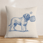 Mastiff Pickleball Throw Pillow - Hillcroft Home