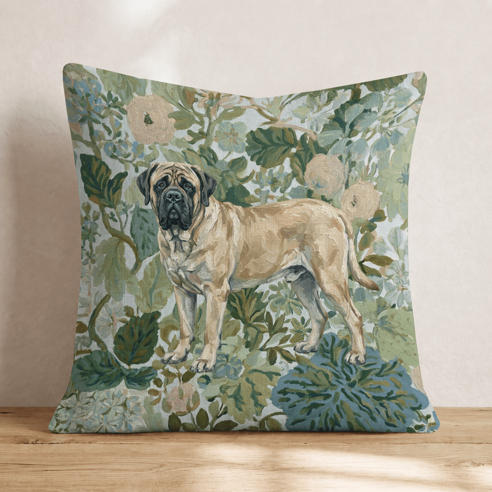 Mastiff Power Throw Pillow - Hillcroft Home