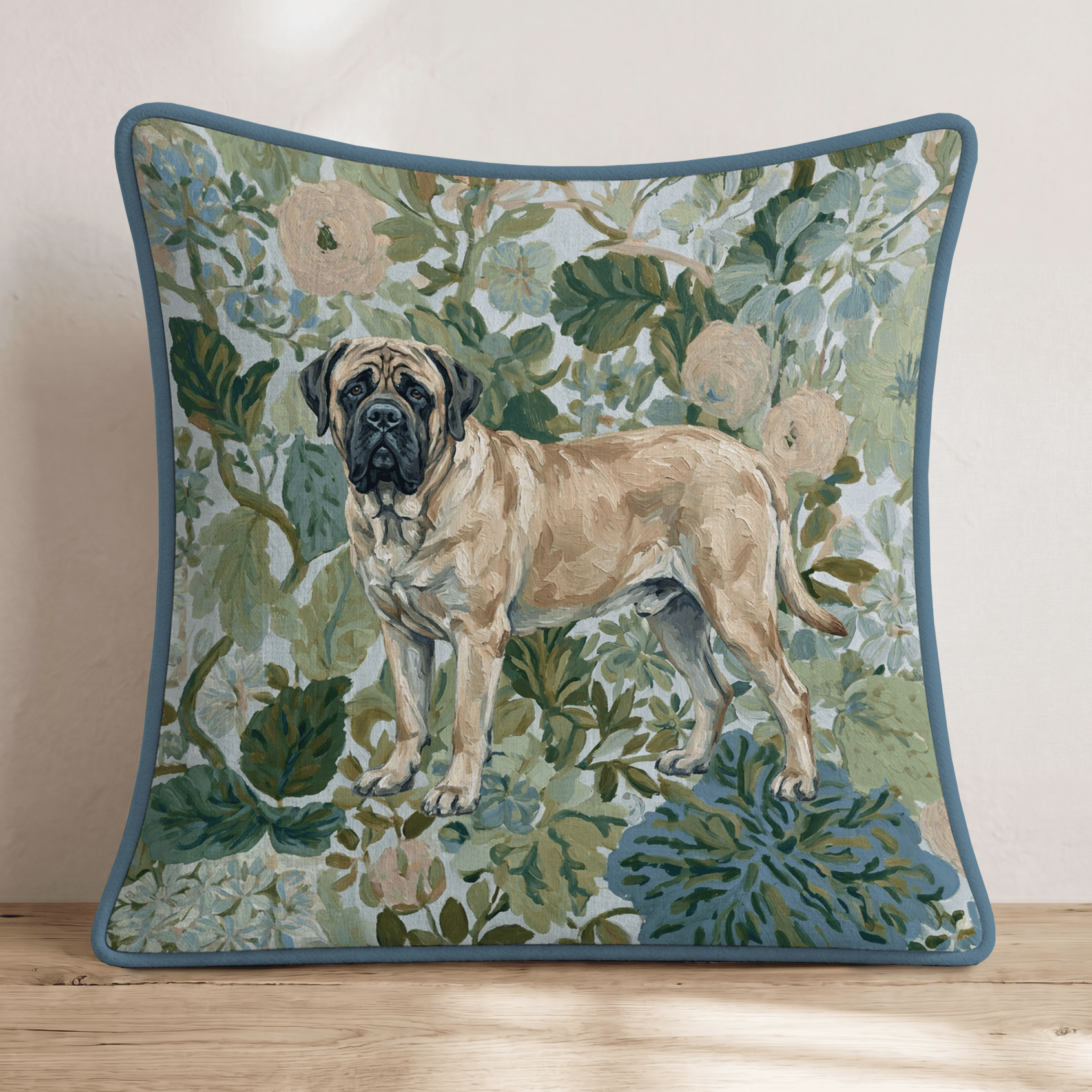 Mastiff Power Throw Pillow - Hillcroft Home