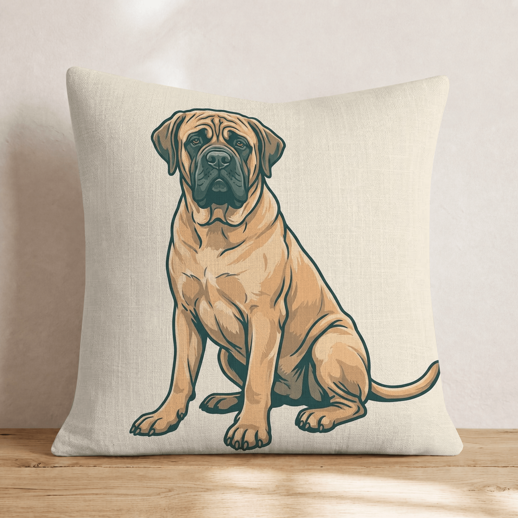 Mastiff Throw Pillow - Hillcroft Home