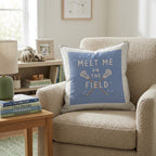 Meet Me On The Field Throw Pillow - Hillcroft Home