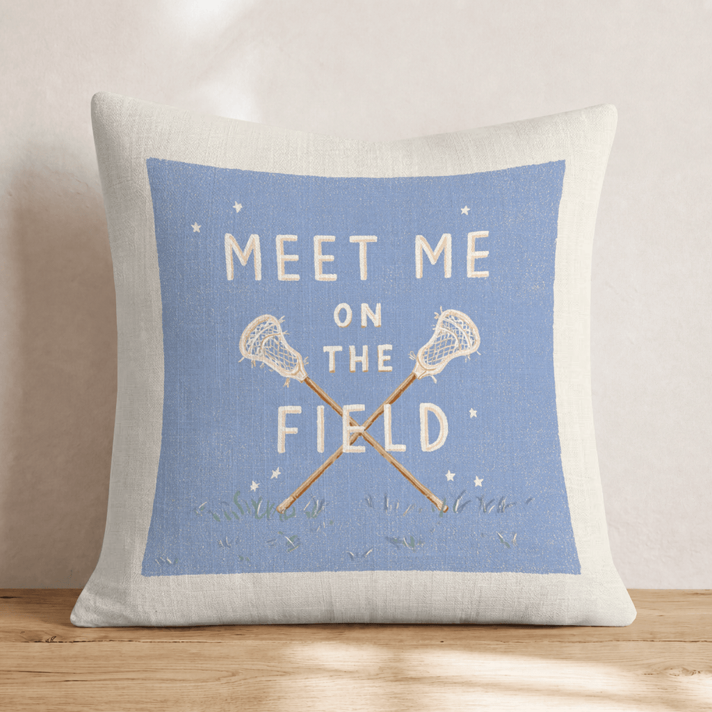 Meet Me On The Field Throw Pillow - Hillcroft Home