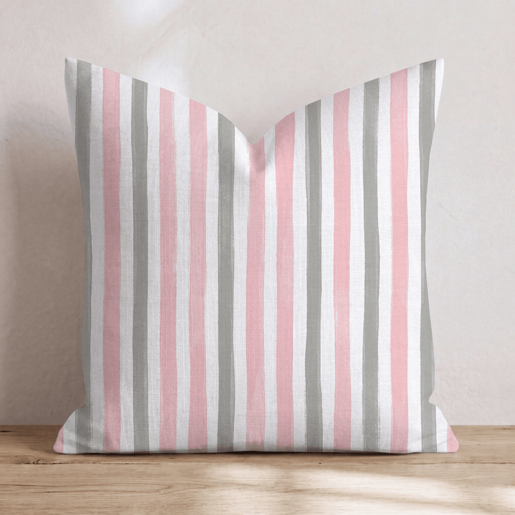 Mercantile Stripe Fade Throw Pillow throw pillow - Hillcroft Home
