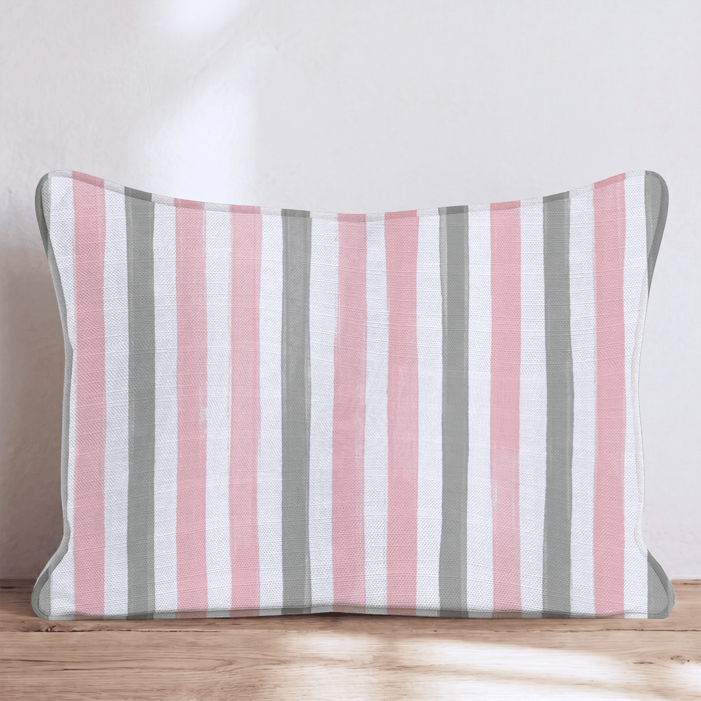 Mercantile Stripe Fade Throw Pillow throw pillow - Hillcroft Home