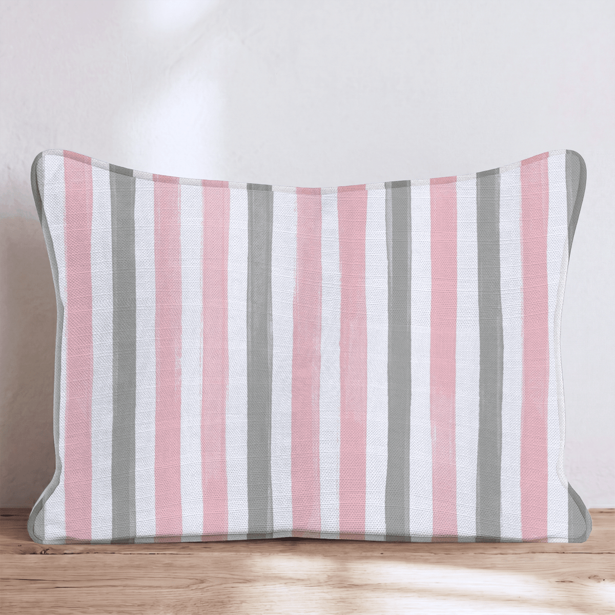 Mercantile Stripe Fade Throw Pillow throw pillow - Hillcroft Home