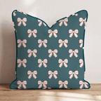 Merriest Bow Throw Pillow throw pillow - Hillcroft Home