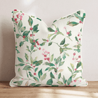 Merry and Holly Throw Pillow throw pillow - Hillcroft Home