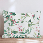 Merry and Holly Throw Pillow throw pillow - Hillcroft Home