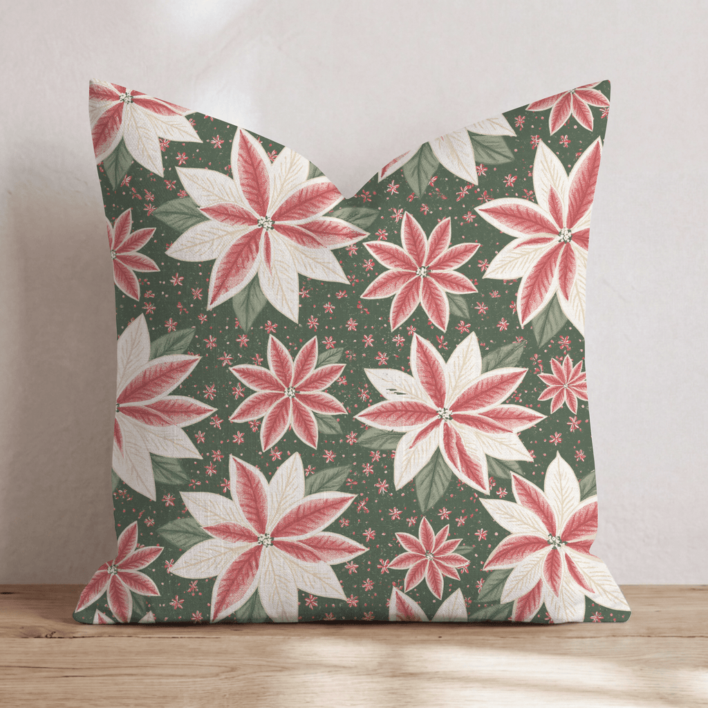 Merry Heirloom Throw Pillow throw pillow - Hillcroft Home