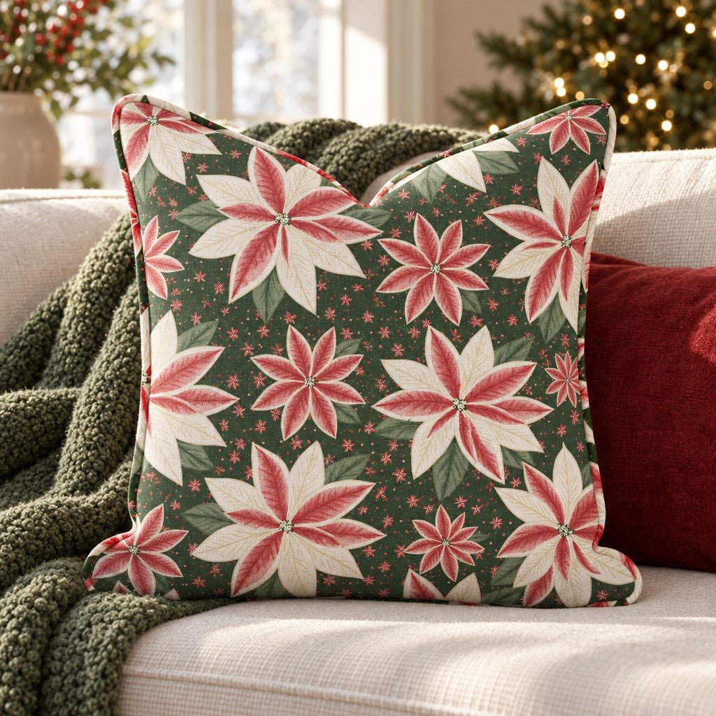 Merry Heirloom Throw Pillow throw pillow - Hillcroft Home