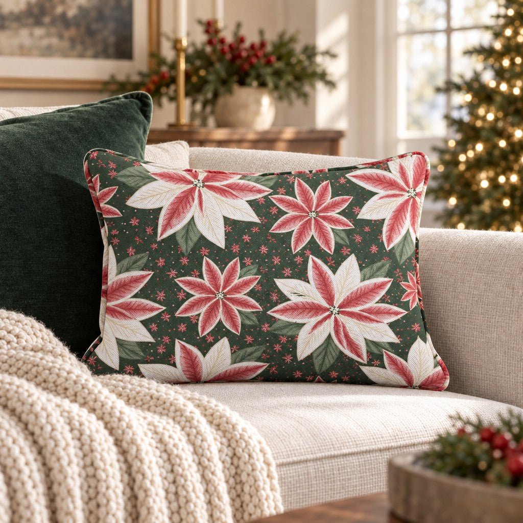 Merry Heirloom Throw Pillow throw pillow - Hillcroft Home