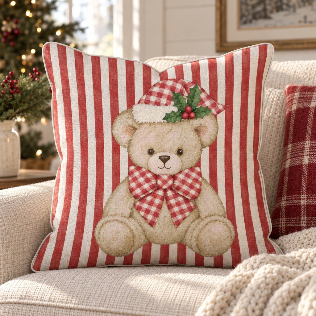 Merry Little Mischief Throw Pillow throw pillow - Hillcroft Home