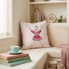 Merry Mrs Claus Throw Pillow - Hillcroft Home