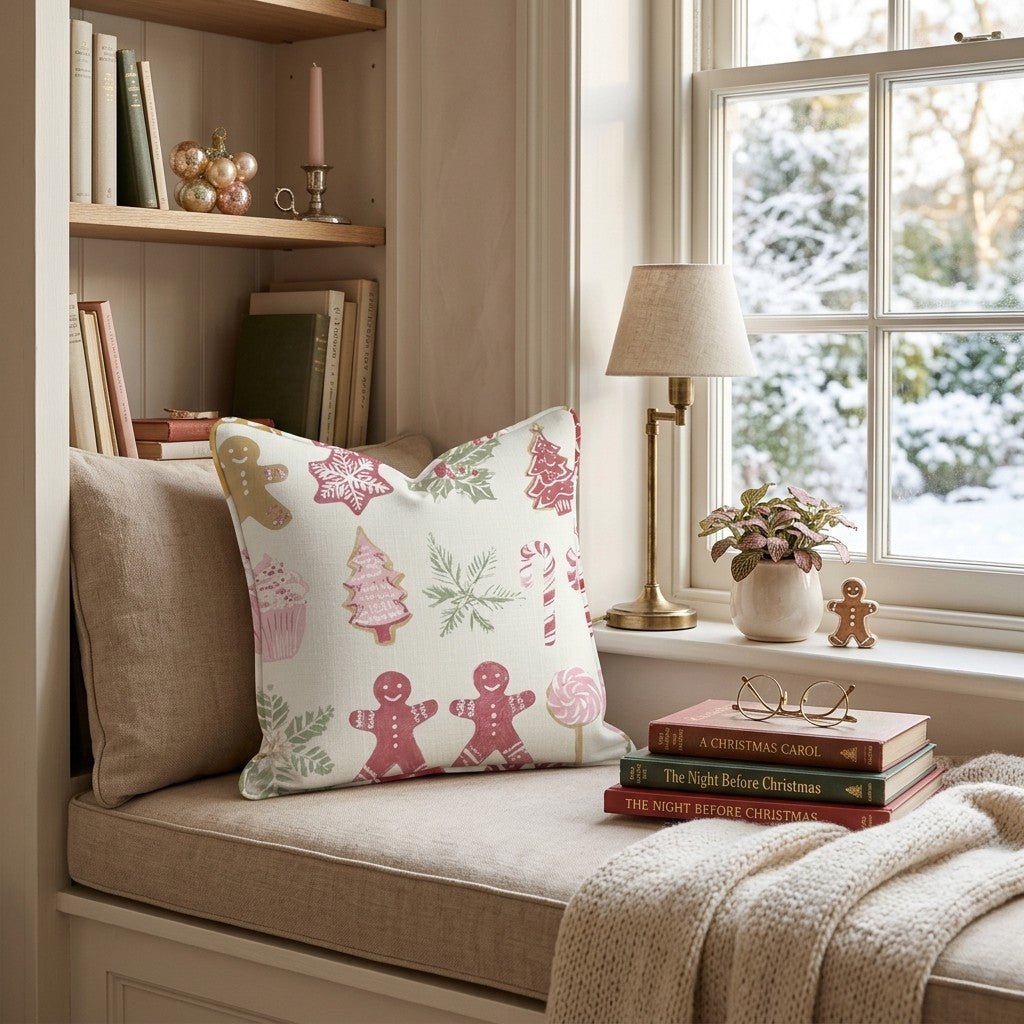 Merry Traditions Throw Pillow - Hillcroft Home