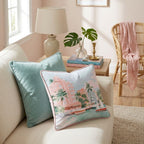 Miami Vibes Throw Pillow - Hillcroft Home