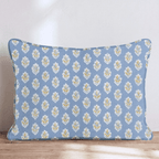 Micro Denim Throw Pillow - Hillcroft Home