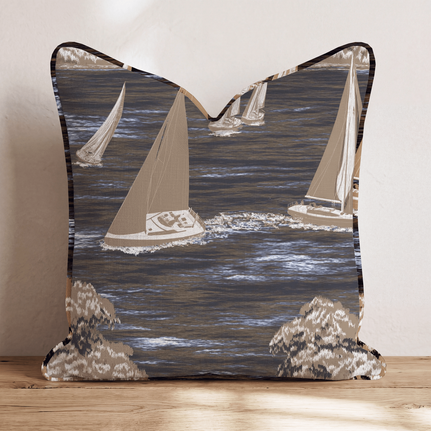 Midnight Cove Throw Pillow - Hillcroft Home