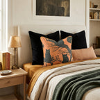 Midnight Felines Throw Pillow - Hillcroft Home