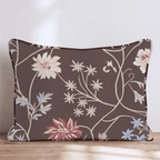 Midnight Garden Vine Throw Pillow throw pillow - Hillcroft Home