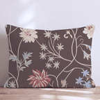 Midnight Garden Vine Throw Pillow throw pillow - Hillcroft Home