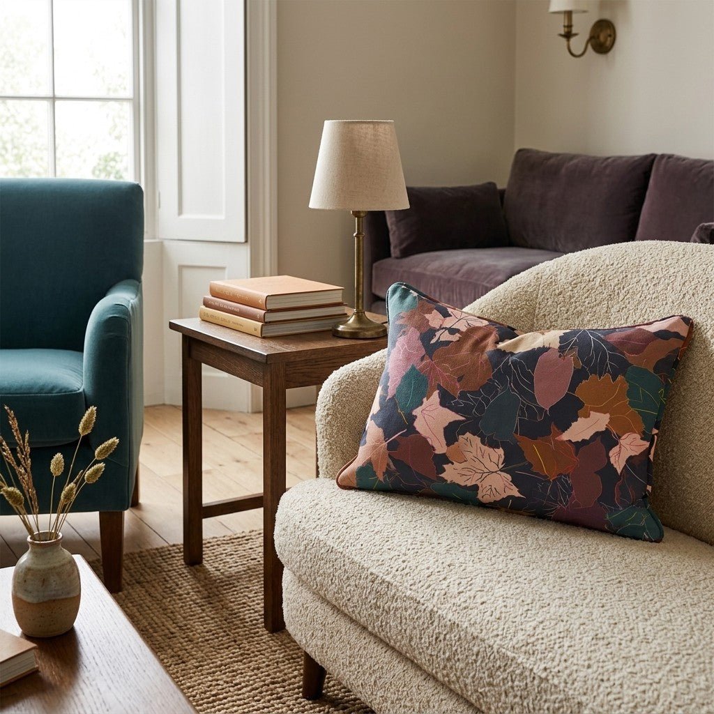 Midnight Maple Throw Pillow - Hillcroft Home