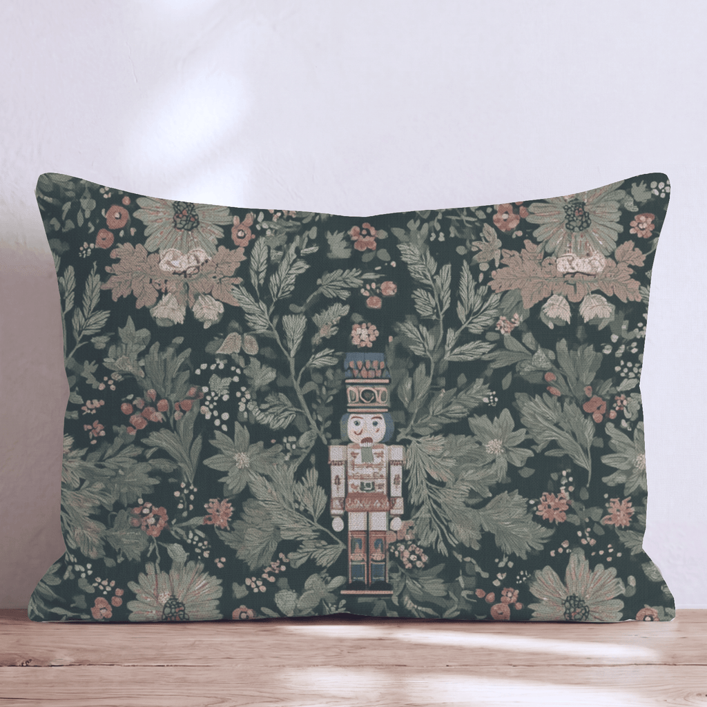 Midnight Nutcracker Throw Pillow - Hillcroft Home