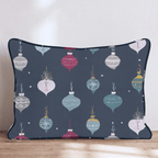 Midnight Ornament Drop Throw Pillow - Hillcroft Home