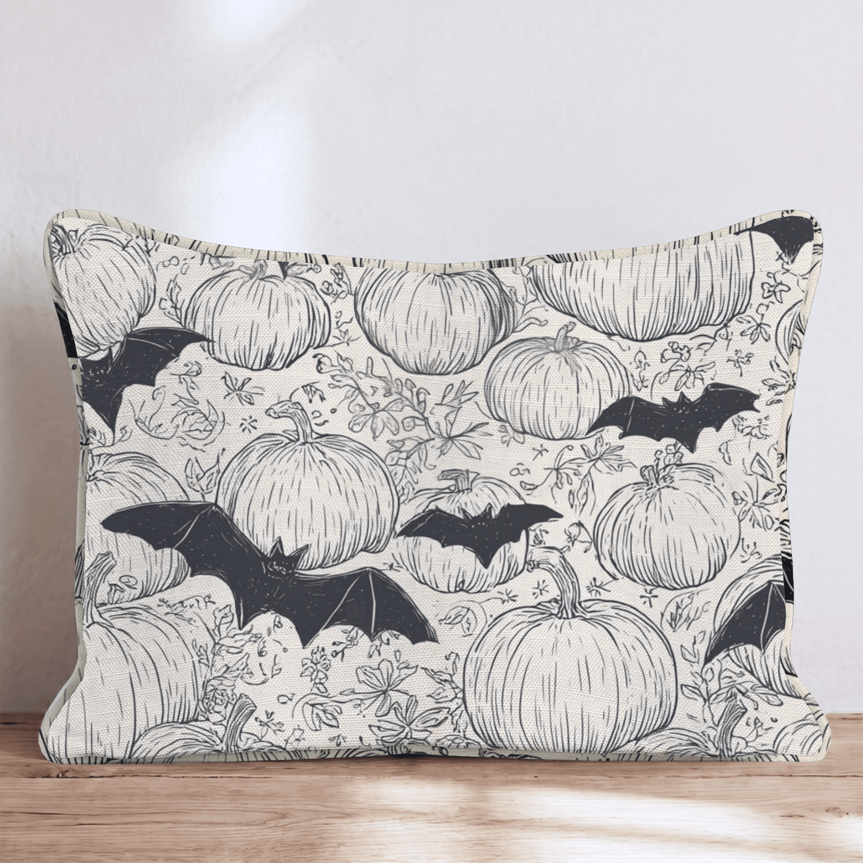 Midnight Patch Throw Pillow - Hillcroft Home