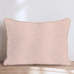 Midnight Poppy Peach Throw Pillow throw pillow - Hillcroft Home